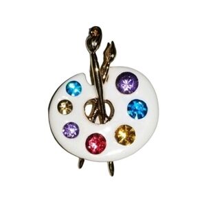 Artist Palate Brooch